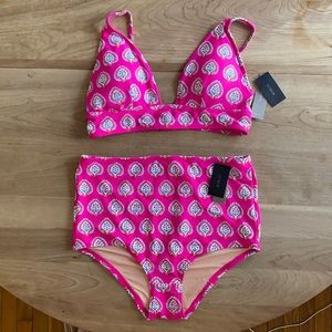 JCrew High Waist Bikini Set